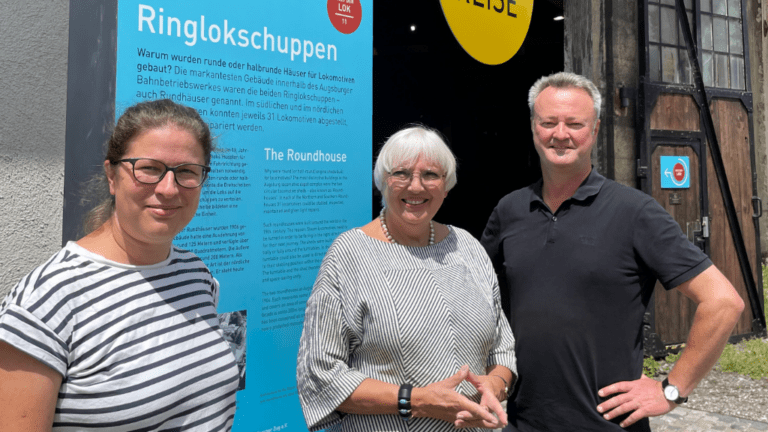 Bahnpark Augsburg erhält Bundesförderung für Denkmalschutzsanierung des historischen Ringlokschuppens