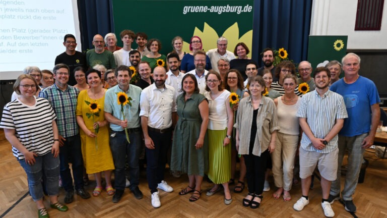 Augsburger GRÜNE stellen Liste für die Kommunalwahl 2026 auf