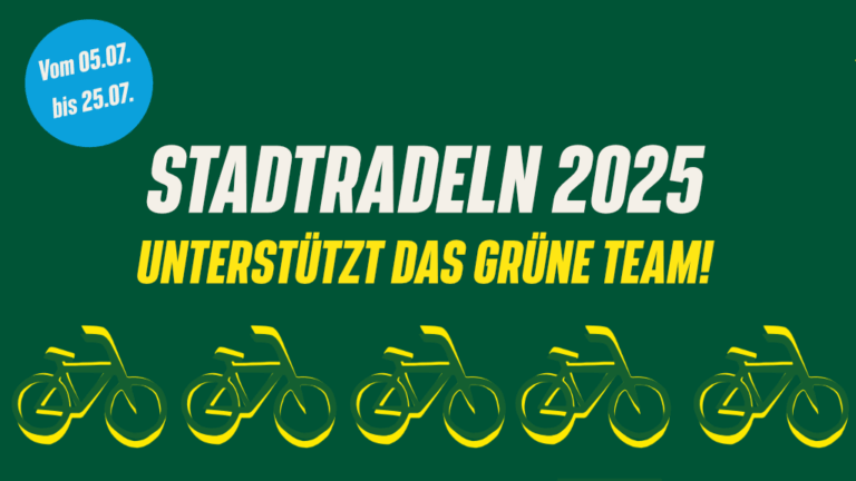 Stadtradeln 2025 – unterstützt das grüne Team