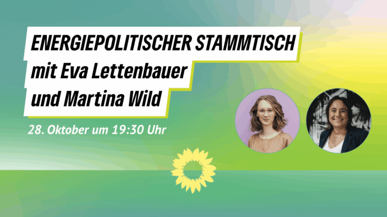 Frag die Grünen zu Energiepolitik mit Eva Lettenbauer und Martina Wild