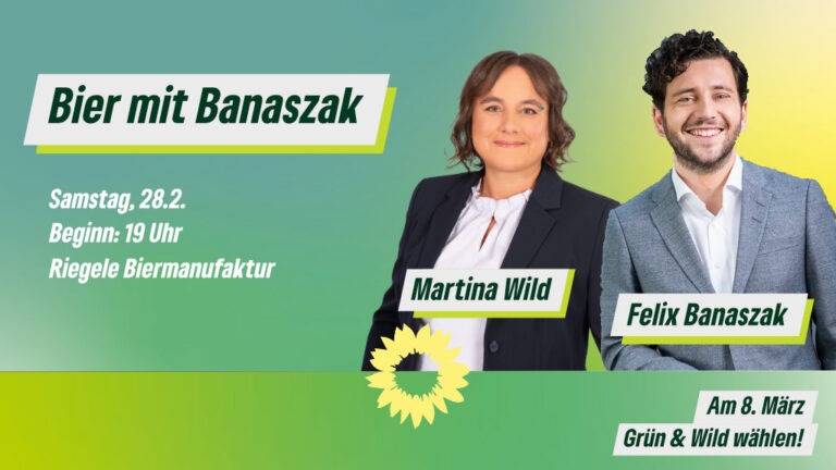Auf ein Bier mit Felix Banaszak und Martina Wild!