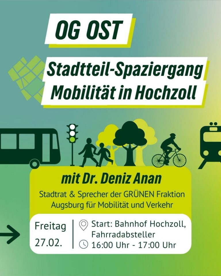 Stadtteil-Spaziergang: Mobilität in Hochzoll