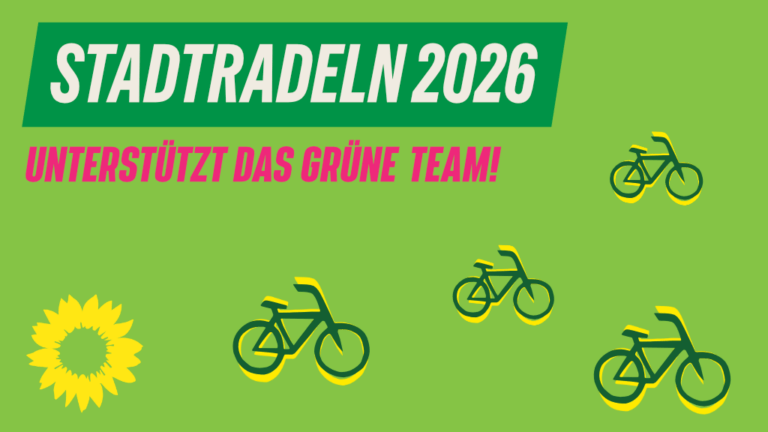 Gemeinsam Kilometer sammeln – das Grüne Team beim STADTRADELN 2026